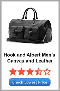Hook and Albert Men's Canvas and Leather