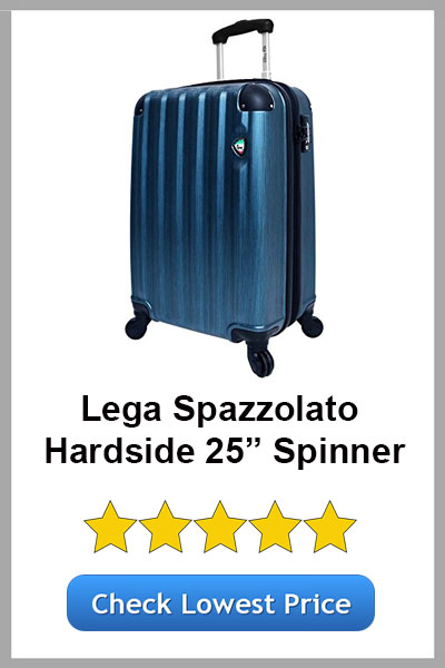 Mia Toro Lega Spazzolato Hardside 25 Inch Spinner