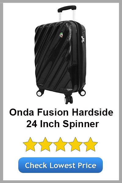 Mia Toro Onda Fusion Hardside 24 Inch Spinner