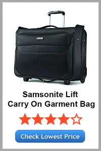 Samsonite Lift Carry On Wheeled Garment Bag