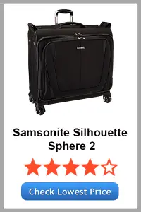 Samsonite Silhouette Sphere 2 Soaftside Deluxe Voyager Garment Bag