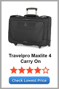 Travelpro Maxlite 4 carry-on garment bag