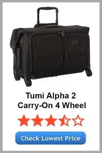 Tumi Alpha 2 Carry-On 4 Wheel Garment Bag