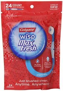 Colgate MaxFresh Wisp Disposable Travel Toothbrush