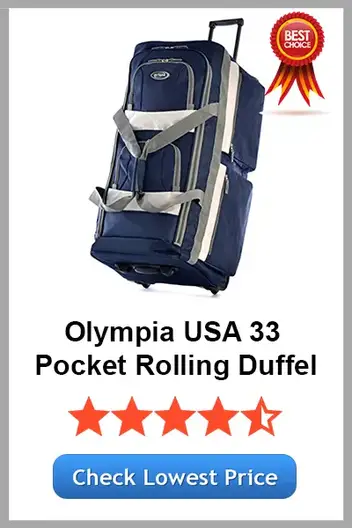 Best Rolling Duffel Bags for 2019 - 1st One is Winner For A Reason