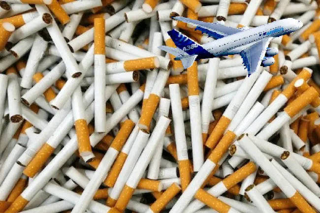 Cigarettes on a Plane